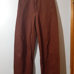 Uniqlo Women's Barrel Wide Leg Pants - Brown Size 8